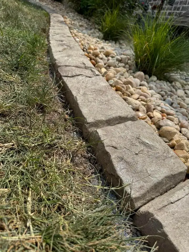 Boise Stone decorative concrete curbing pattern